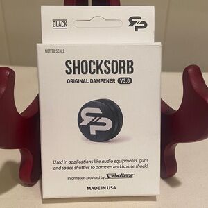 🌺Road To Pro SHOCKSORB Original Dampener V3.0 - Black (Tennis Shocksorb Single)